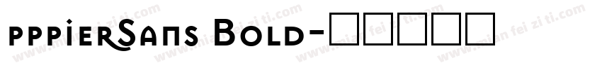 pppierSans Bold字体转换